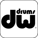 DW Bass Drum Sticker (black)