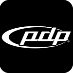 PDP Bass Drum Sticker (white)